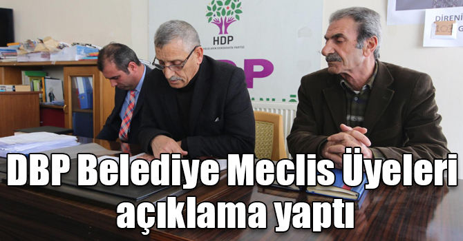 DBP Belediye Meclis Üyeleri, HDP Kars İl Başkanlığı’nda açıklama yaptı