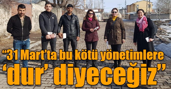 HDP Kars Belediye Eşbaşkan adayı Şevin Alaca: 31 Mart’ta bu kötü yönetimlere ‘dur’ diyeceğiz