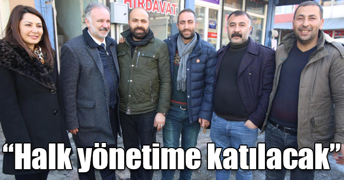 HDP Kars Belediye Eşbaşkan adayları esnaf ziyaretleri gerçekleştirdi