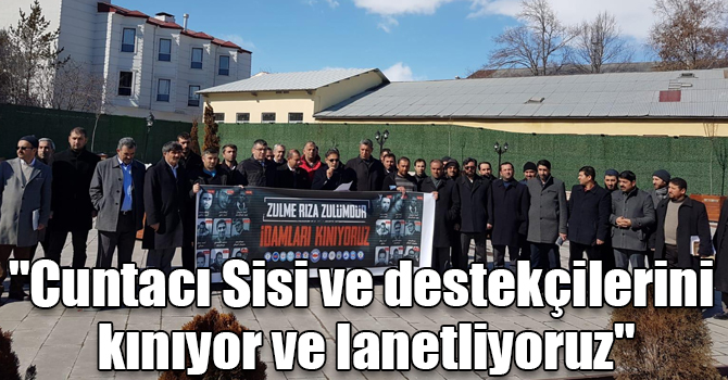 Başkan Ebubekir Keleş : "Cuntacı Sisi ve destekçilerini kınıyor ve lanetliyoruz"