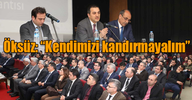 Kars Valisi Türker Öksüz: “Kendimizi kandırmayalım”