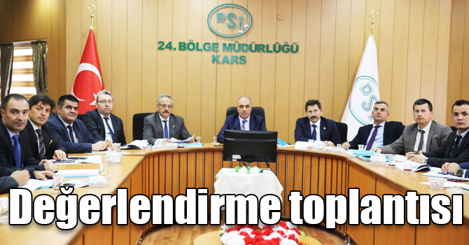 Kars Katranlı Barajı ve Sulaması Planlama Ara Raporu Ortak Değerlendirme toplantısı