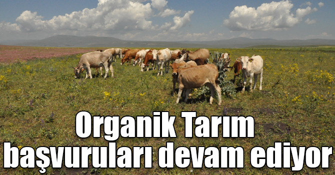 Organik Tarım başvuruları devam ediyor