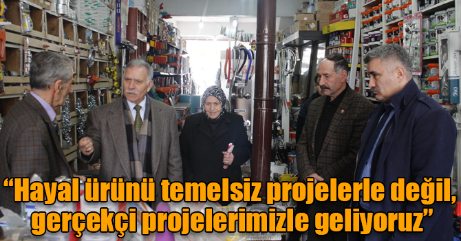 Tuncay Mutluer: "Hayal ürünü temelsiz projelerle değil, gerçekçi projelerimizle geliyoruz"