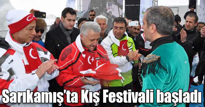 Sarıkamış’ta Kış Festivali başladı