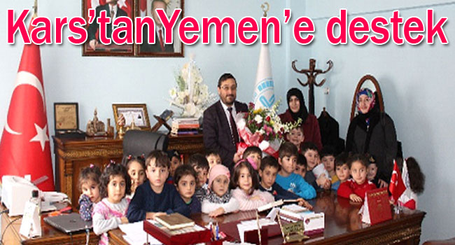 Kars'tan Yemen’e destek