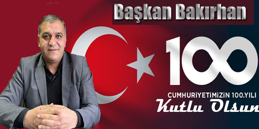 Başkan Bakırhan: "Cumhuriyetimizin 100’üncü, Karsımızın 103'üncü yılı kutlu olsun"