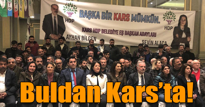 Buldan: “Kars halkı bu çukur ve çamur anlayışını Doğu Ekspresi’ne bindirip Ankara’ya gönderecek”