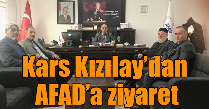 Kars Kızılay’dan AFAD’a ziyaret