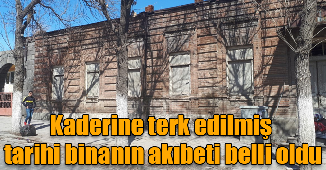 Kaderine terk edilmiş tarihi bina millet kütüphanesi olacak
