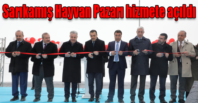 Sarıkamış Hayvan Pazarı hizmete açıldı