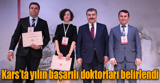 Kars’ta yılın başarılı doktorları belirlendi