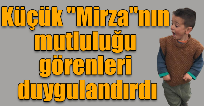 Oyuncak itfaiye aracıyla dünyalar onun oldu