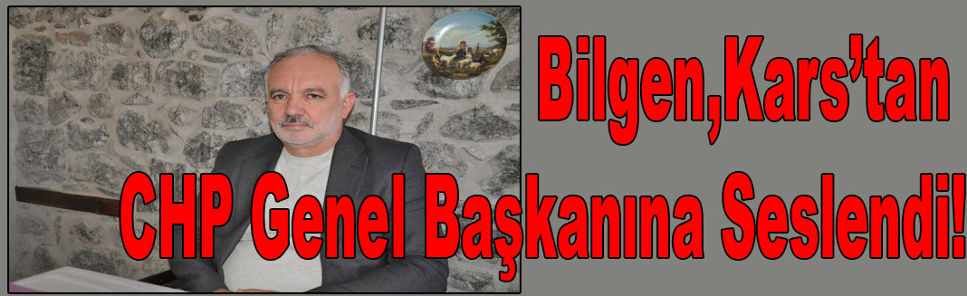 Bilgen, düzenlediği basın toplantısında CHP’yi eleştirdi.