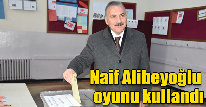 Naif Alibeyoğlu oyunu kullandı