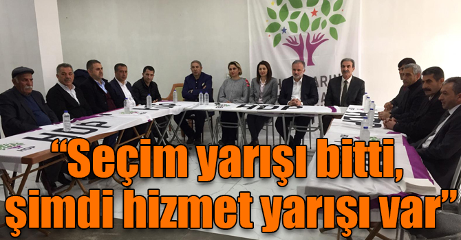 Ayhan Bilgen: “Seçim yarışı bitti, şimdi hizmet yarışı var”