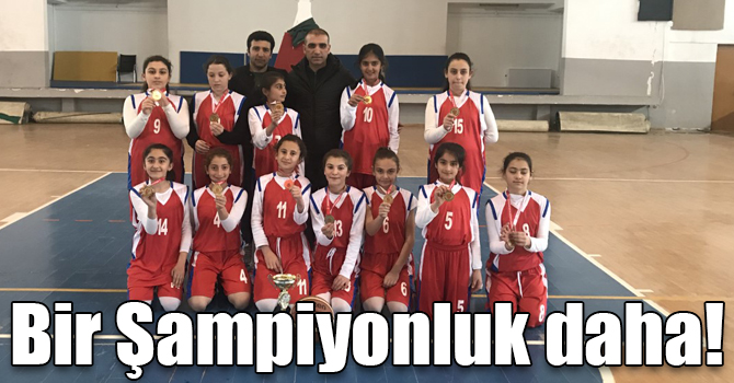 Küçük Kızlar Basketbol’da Cevriye Tatış Ortaokulu İl Şampiyonu oldu