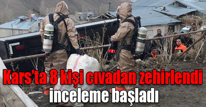 Kars’ta 8 kişi cıvadan zehirlendi