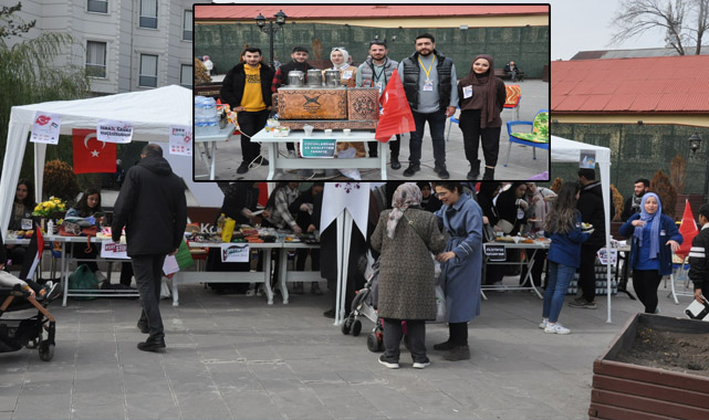 Kars Gençlik STK’ları Filistin için bir arada.