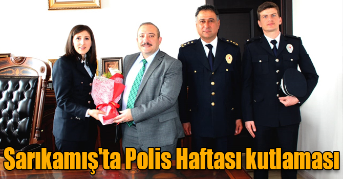 Sarıkamış'ta Polis Haftası kutlaması