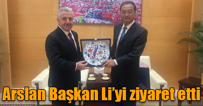 Ahmet Arslan Başkan Li’yi ziyaret etti