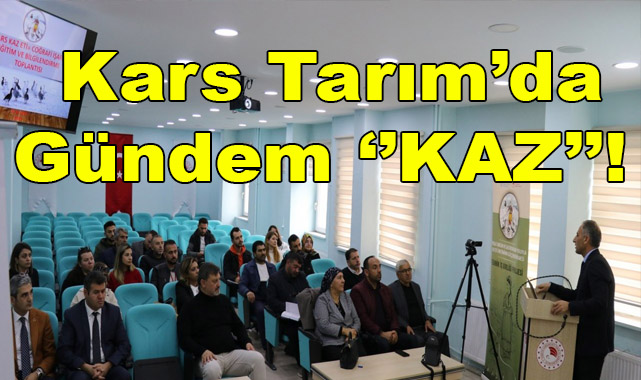 Kars Tarım'da Gündem ''Kaz''