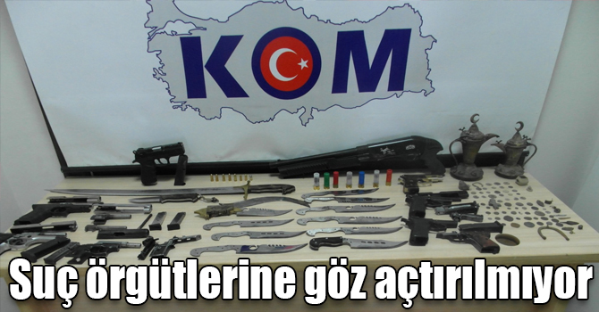 2018 yılında 297 organize suç örgütü çökertildi