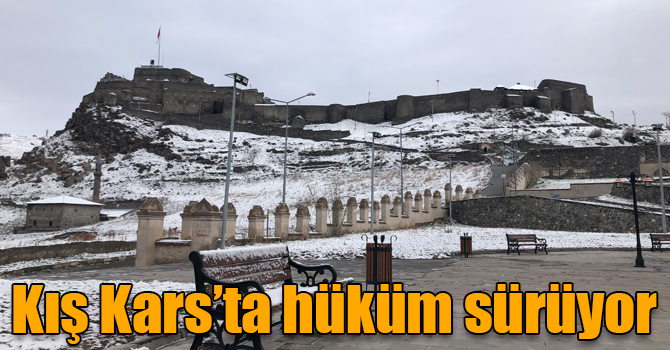 Kış Kars’ta hüküm sürüyor