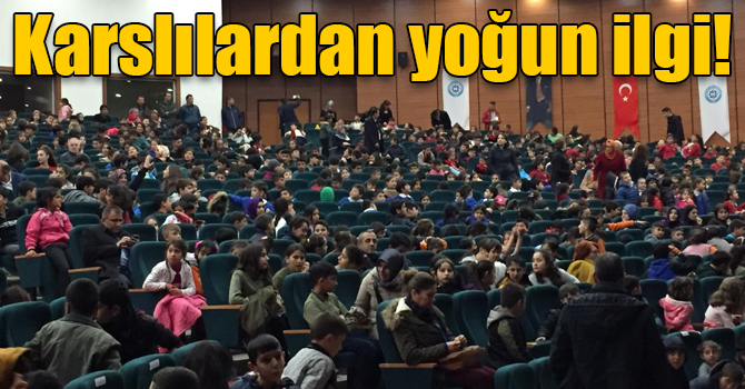 Kars’ta çocuk oyununa yoğun ilgi!