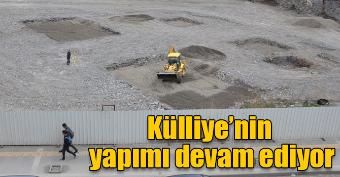 Kars Sultan Alpaslan Külliyesi’nin yapımı devam ediyor