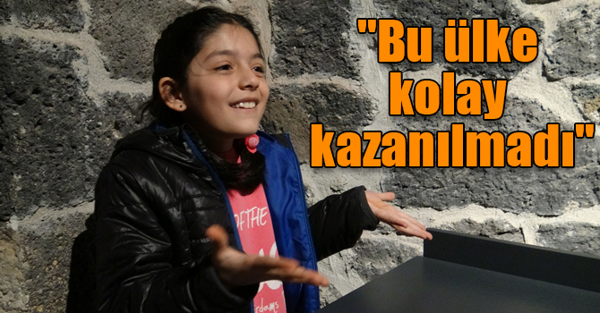 Minik öğrencileri duygulandıran "Kanlı Tabya" gezisi