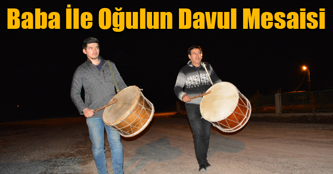 Ramazanda Baba İle Oğulun Sahurda Davul Mesaisi