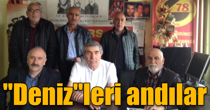 Kars Devrimci 78'liler Derneği, "Deniz"leri andı