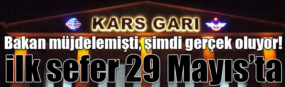 Bakan Ersoy’un Kars’ta verdiği müjde hayata geçiyor!