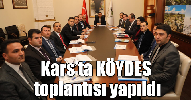 Kars’ta KÖYDES toplantısı yapıldı