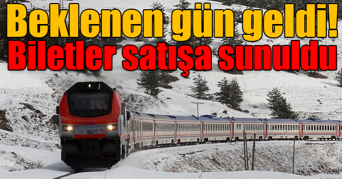 Turistik Doğu Ekspresi'nin biletleri satışa sunuldu