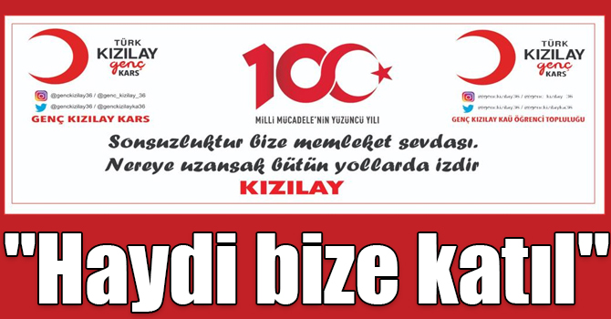 Kızılay, yarın Kars'ta "Haydi Bisikletini Al Bize Katıl" sloganıyla yola çıkacak