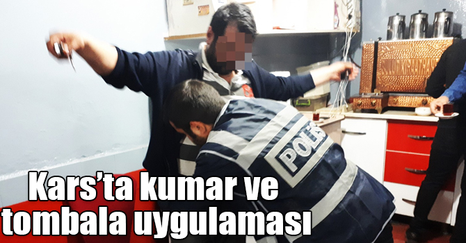 Kars’ta kumar ve tombala uygulaması