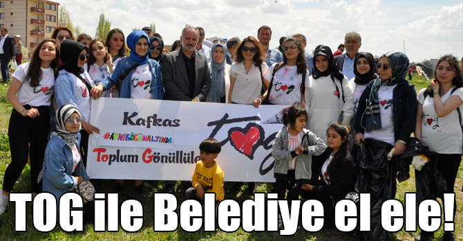 TOG ile Belediye el ele vererek çöp topladı