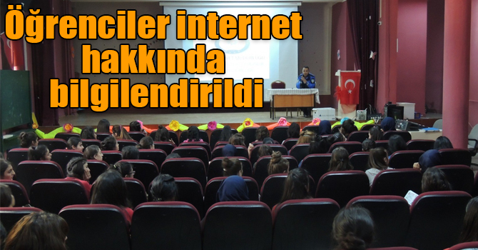 Kars’ta öğrencilere güvenli internet kullanımı anlatıldı