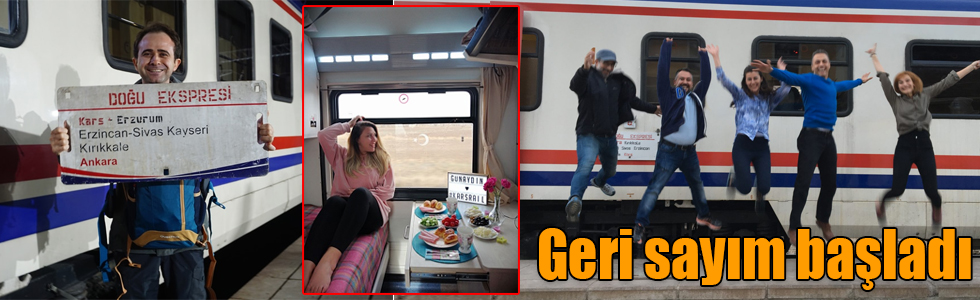 "Turistik Doğu Ekspresi"nin ilk seferi için geri sayım