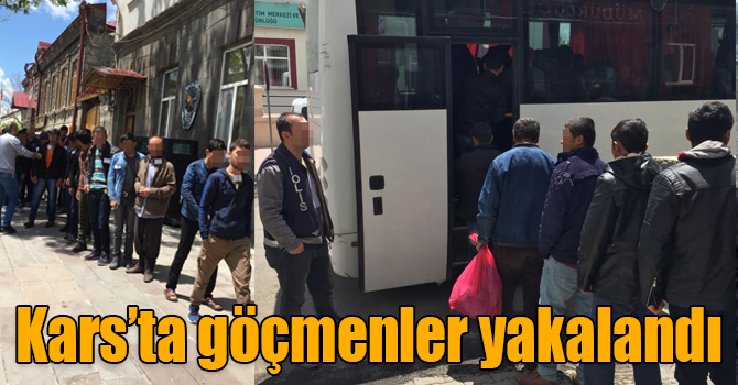 Kars’ta 49 kaçak göçmen yakalandı