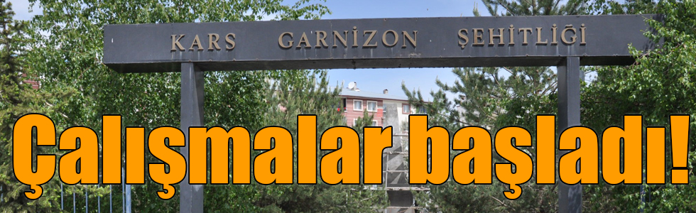 Kars’ta şehit mezarlarının onarımı yapılıyor