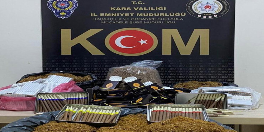 Kars'ta kaçakçılık operasyonu: 8 gözaltı