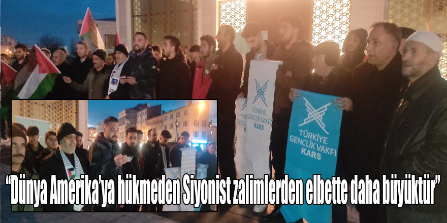 TÜGVA Kars Şubesinden Protesto!