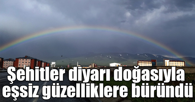 Şehitler diyarı doğasıyla eşsiz güzelliklere büründü