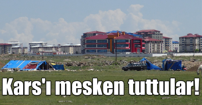 Dilenciler Kars'ı mesken tuttu