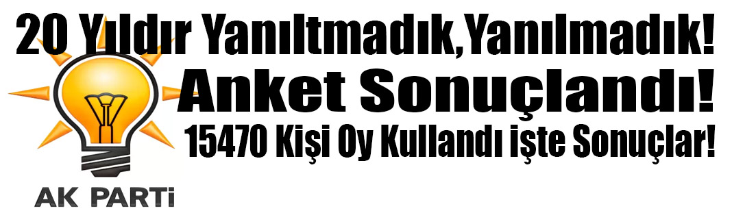 Yaklaşık 2 Gün süren Anket Sonuçlandı!