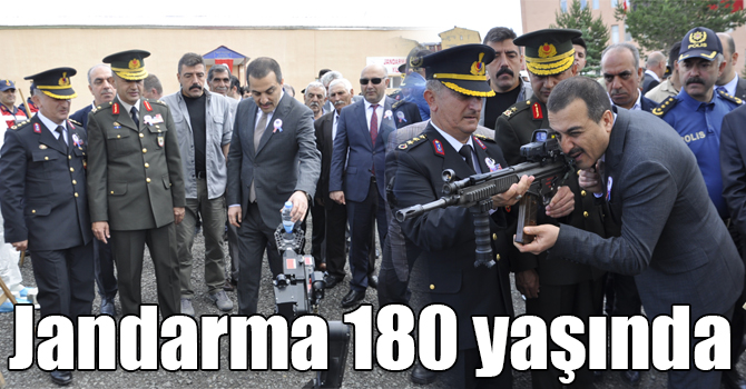 Jandarma teşkilatı 180 yaşında