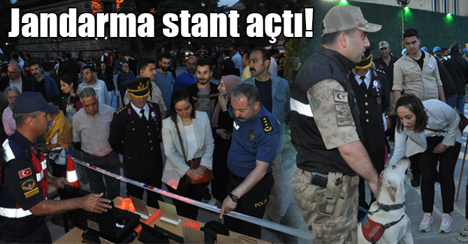 Kars İl Jandarma Komutanlığı stant açtı!